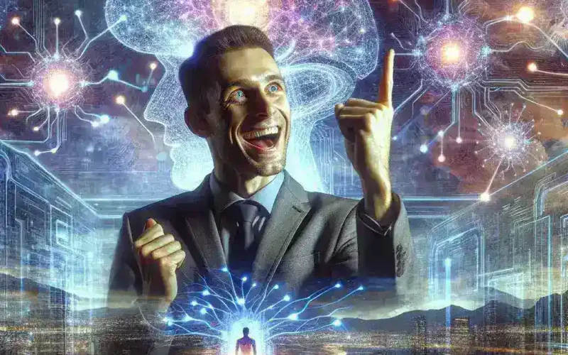 "Elon Musk announcing an exciting new update for Grok, an AI model designed to rival ChatGPT, showcasing innovation in artificial intelligence technology."