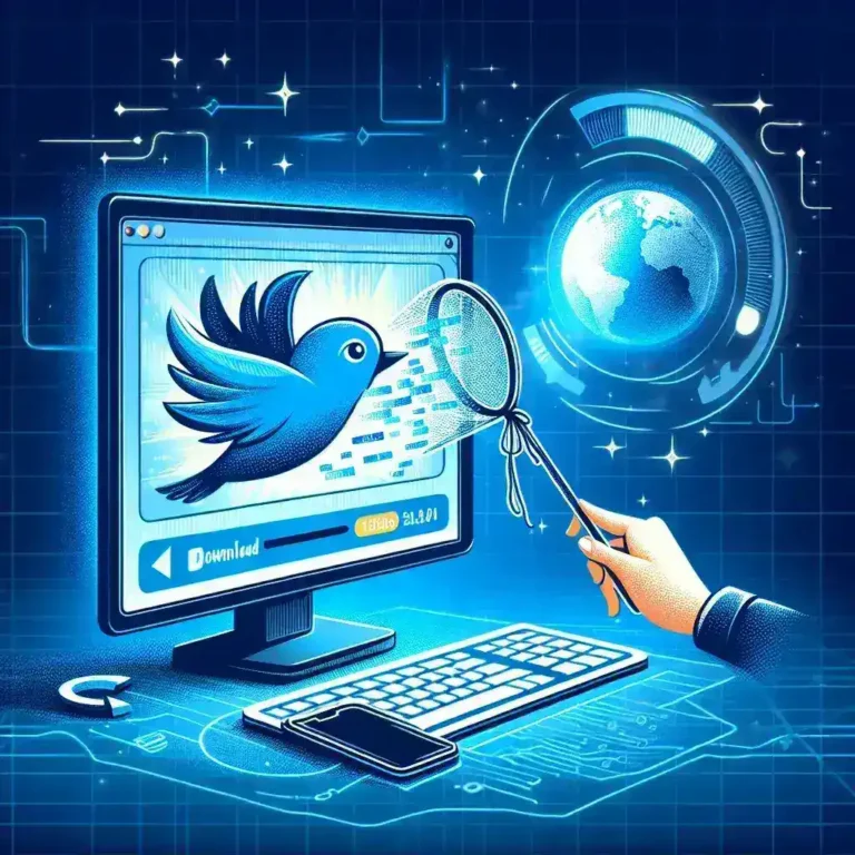 "Free Twitter Video Downloader interface showcasing HD video download options for seamless online video retrieval."