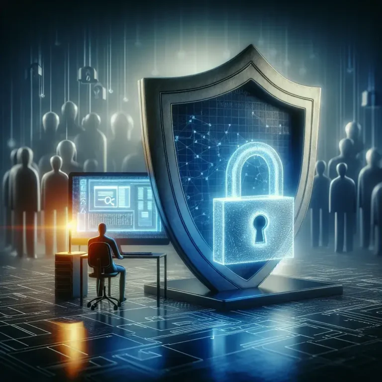 "Person using a smartphone while reviewing tips to protect against social engineering scams, highlighting the importance of cybersecurity awareness."
