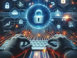 "Professional ethical hacker analyzing security vulnerabilities on a laptop, symbolizing the importance of cybersecurity measures for protecting e-commerce platforms."